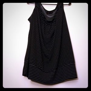 TORRID Silky polkadot shirt